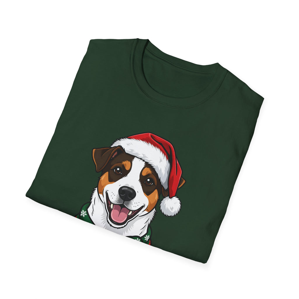 Yappy Holidays Jack Russell Terrier Christmas t-shirt, product photo 21