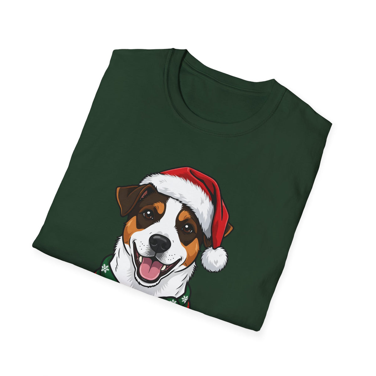 Yappy Holidays Jack Russell Terrier Christmas t-shirt, product photo 21