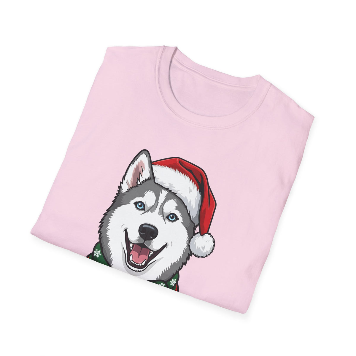 Merry Woofmas Siberian Husky Christmas t-shirt, product photo 33