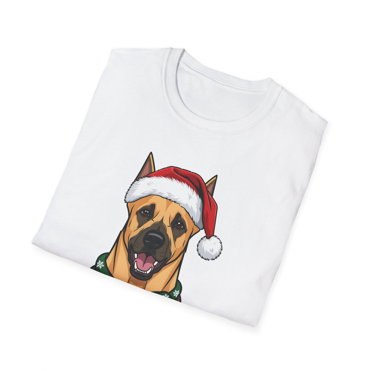 Merry Woofmas Great Dane Christmas t-shirt, product photo 9