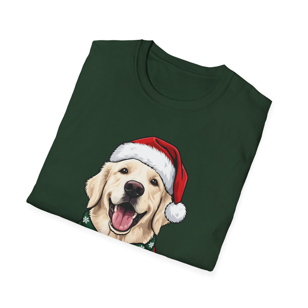 Merry Woofmas English Cream Golden Retriever Christmas t-shirt, product photo 21