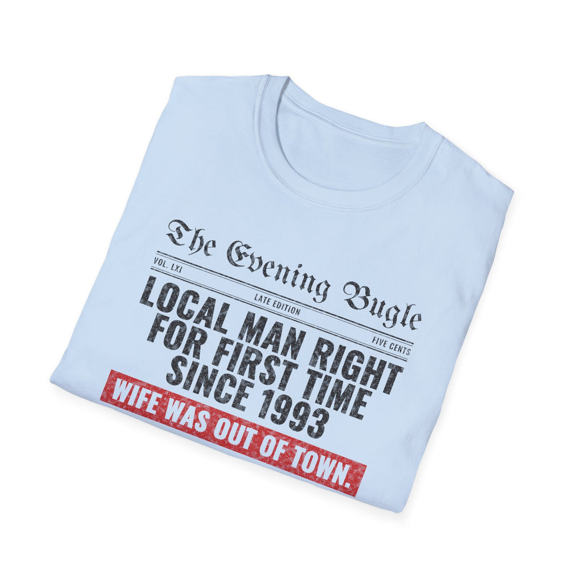 Evening Bugle Dad Joke t-shirt, product photo 30