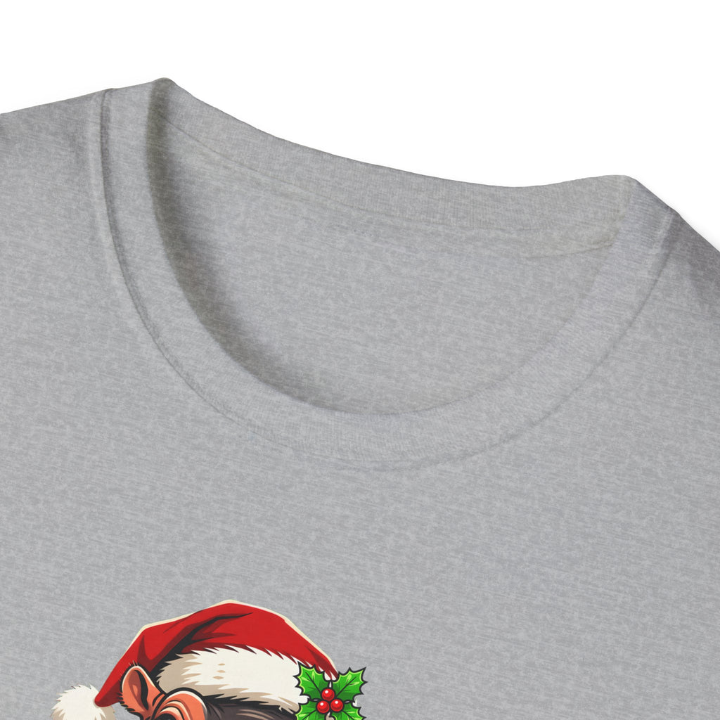Merry Hippopotamus Christmas t-shirt, product photo 11