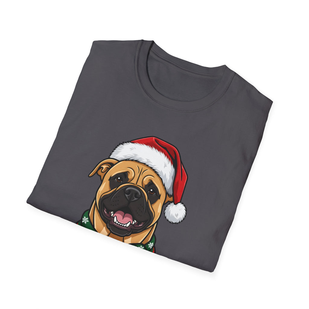 Merry Woofmas Bullmastiff Christmas t-shirt, product photo 27