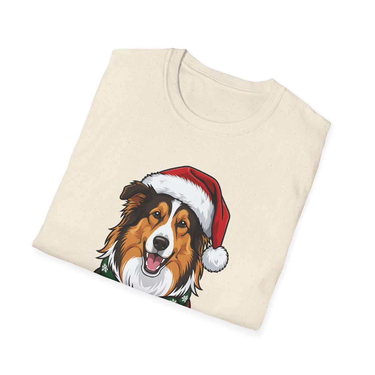 Happy Collie-Days Rough Collie Christmas t-shirt, product photo 18
