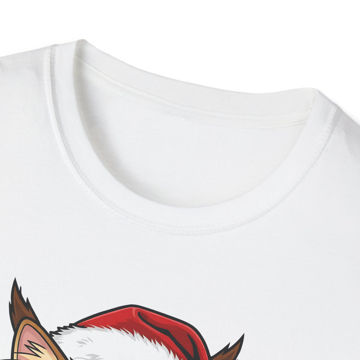 Merry Whiskers Maine Coon Cat Christmas t-shirt, product photo 8