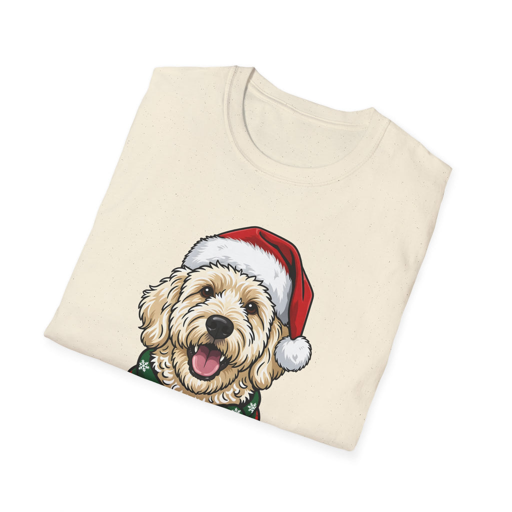 Merry Woofmas Labradoodle Christmas t-shirt, product photo 18