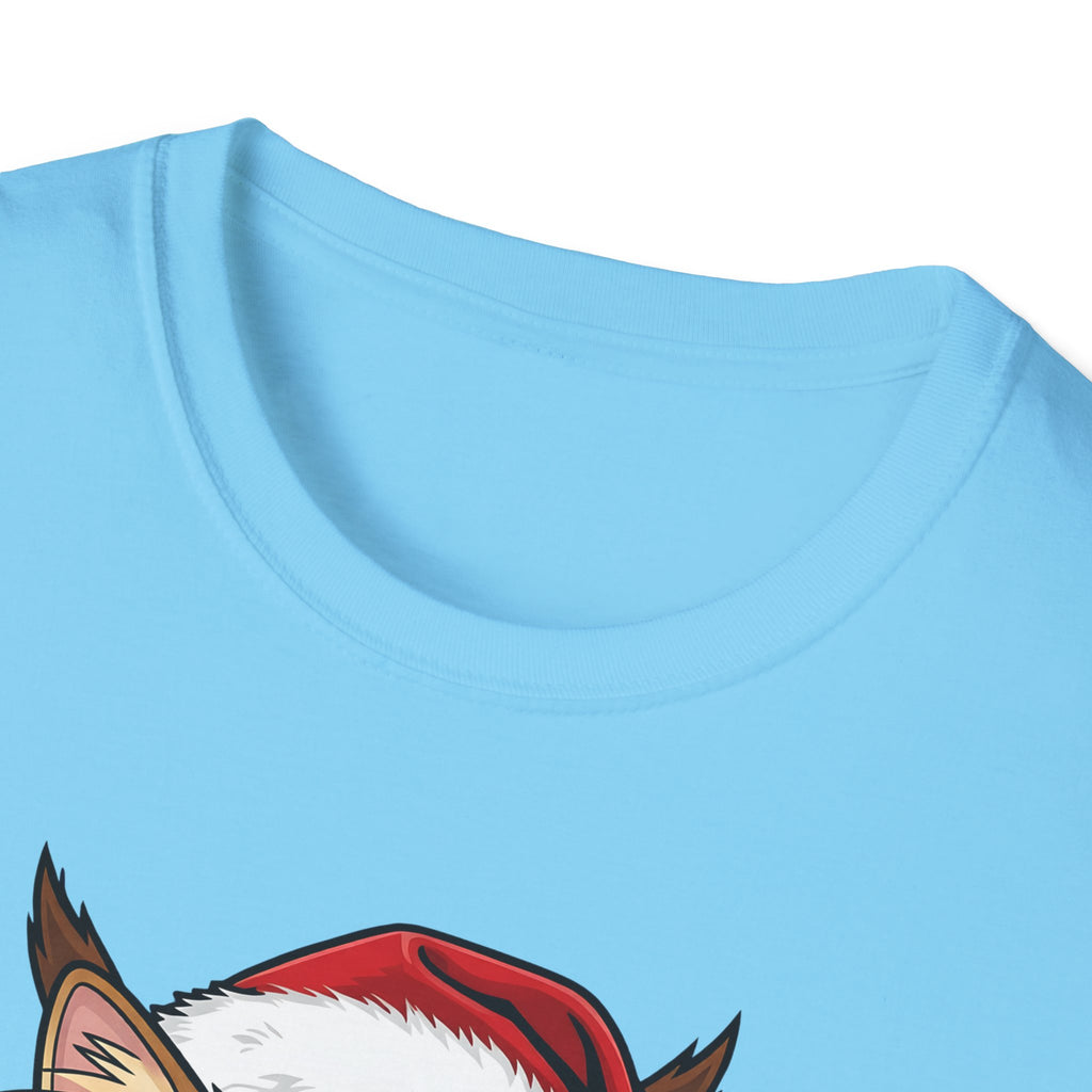 Merry Whiskers Maine Coon Cat Christmas t-shirt, product photo 23