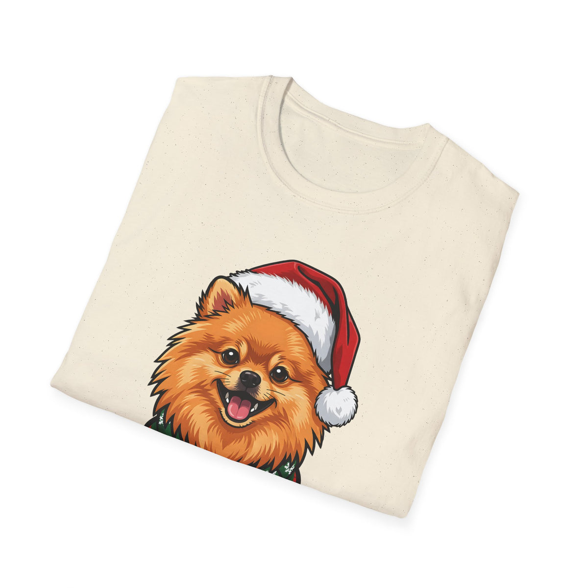 Yappy Holidays Pomeranian Christmas t-shirt, product photo 18