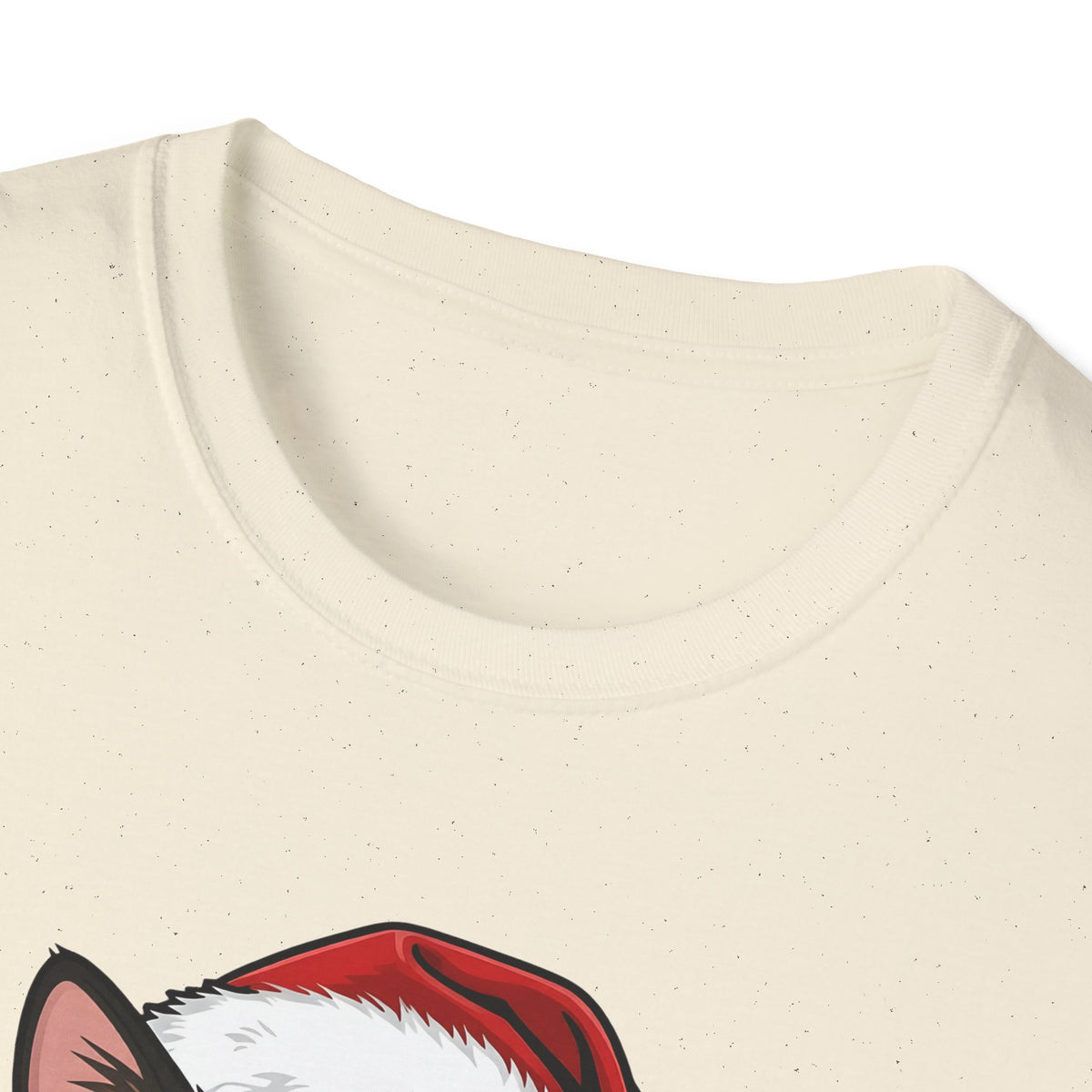 Merry Whiskers Tortoiseshell Cat Christmas t-shirt, product photo 17