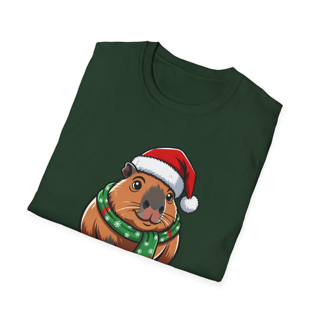 Capy Holidays Christmas t-shirt, product photo 24