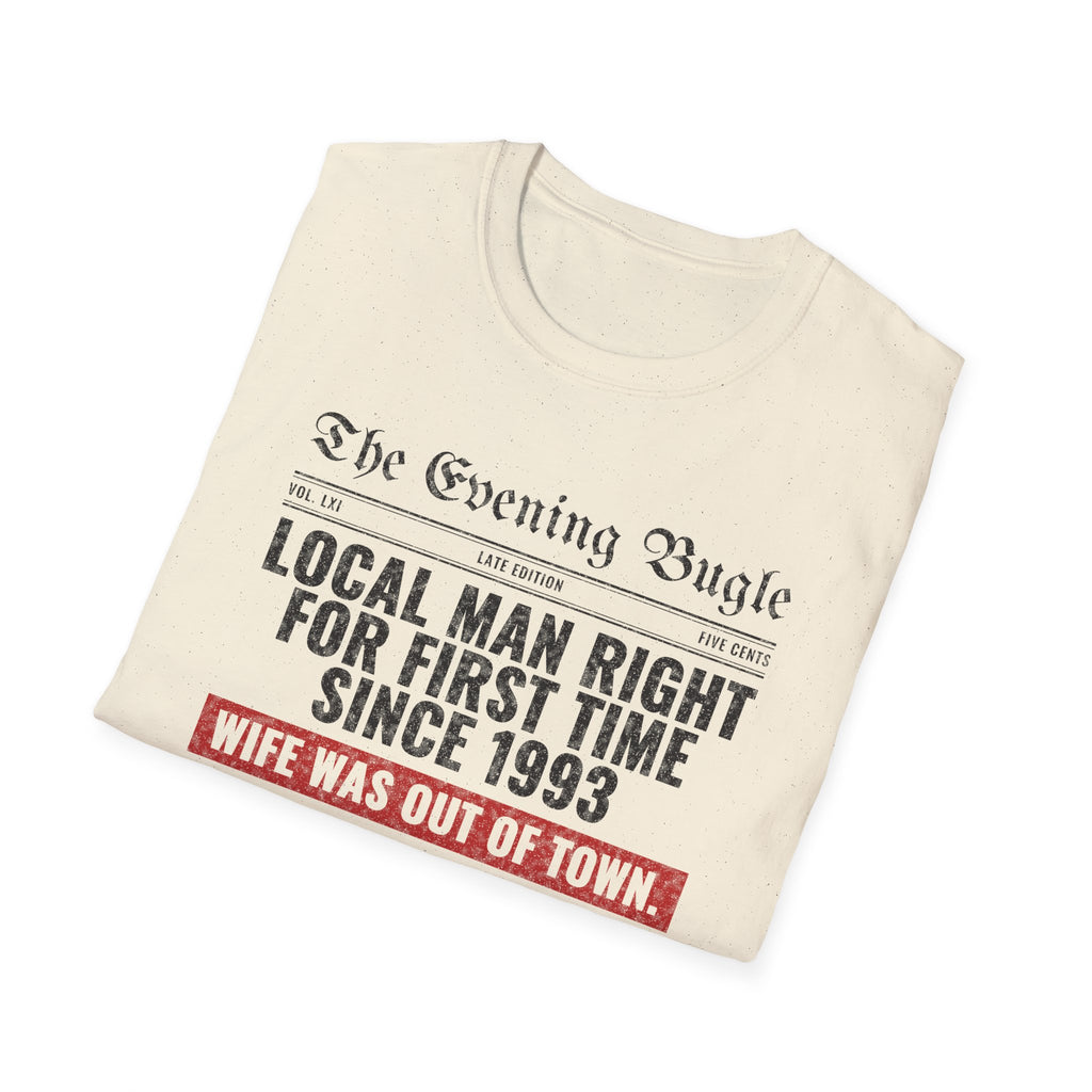 Evening Bugle Dad Joke t-shirt, product photo 21