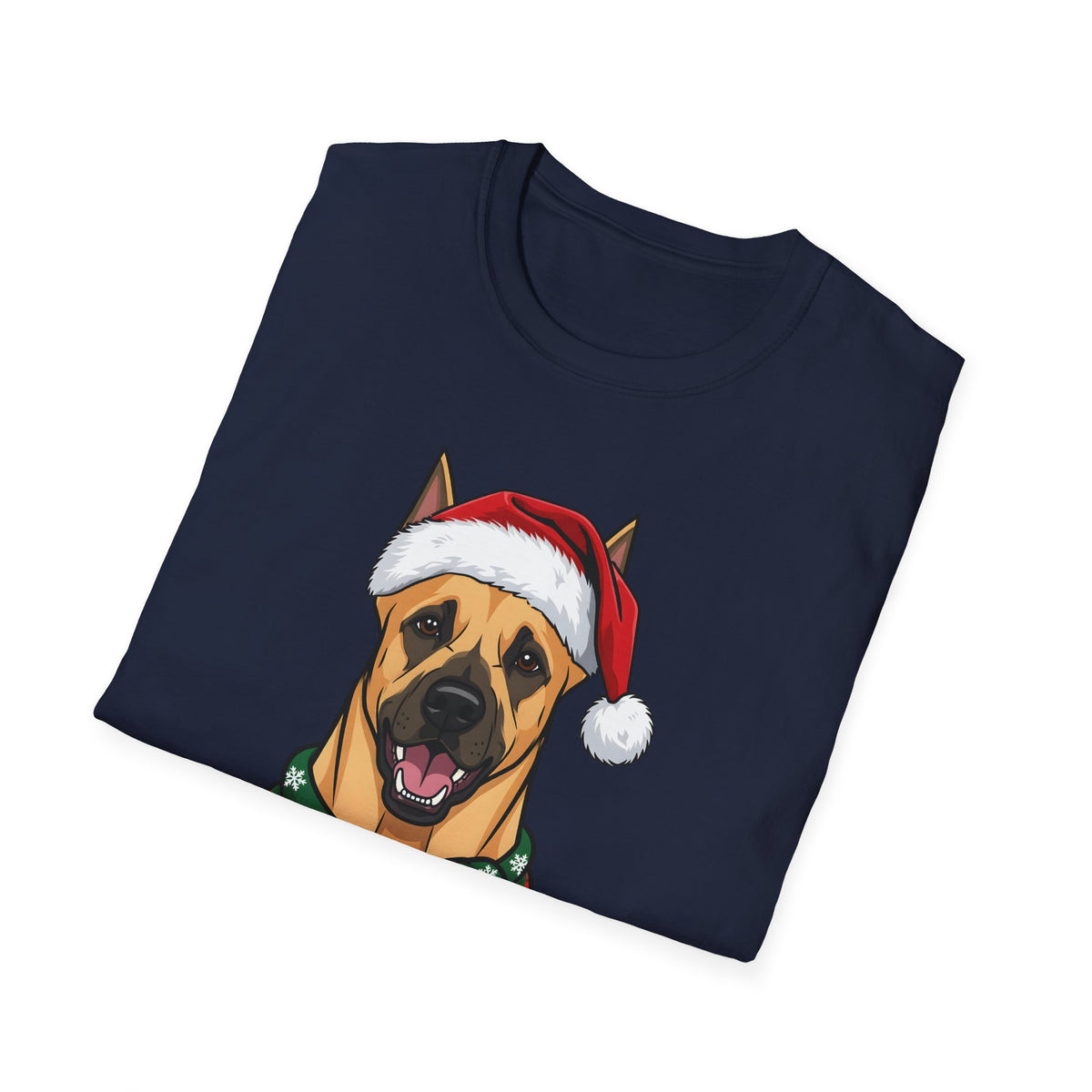 Merry Woofmas Great Dane Christmas t-shirt, product photo 6
