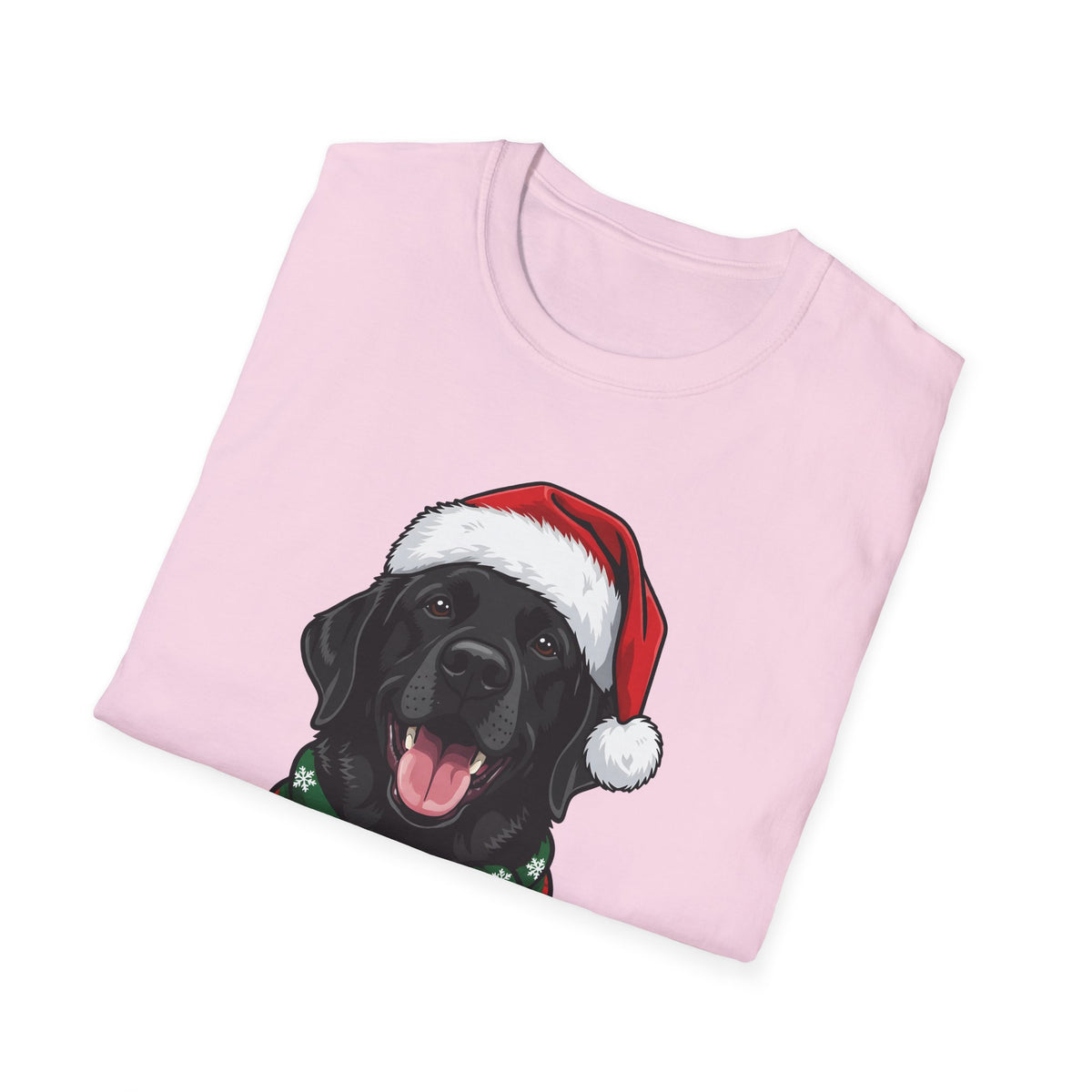 Merry Woofmas Black Labrador Christmas t-shirt, product photo 30