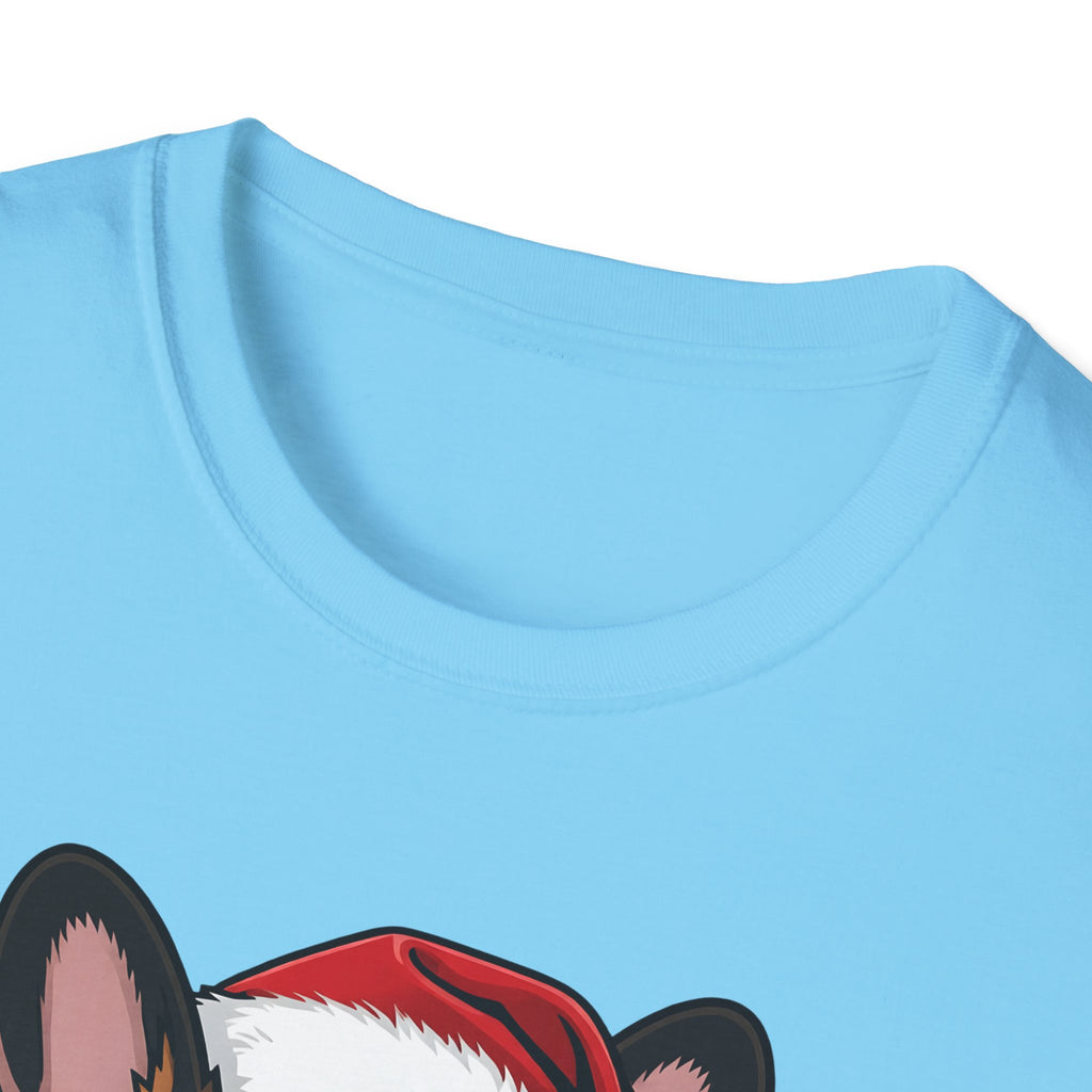 Merry Woofmas Brindle French Bulldog Christmas t-shirt, product photo 20