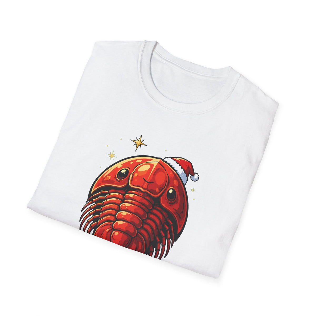 Silent Night, Trilobite Christmas t-shirt, product photo 3