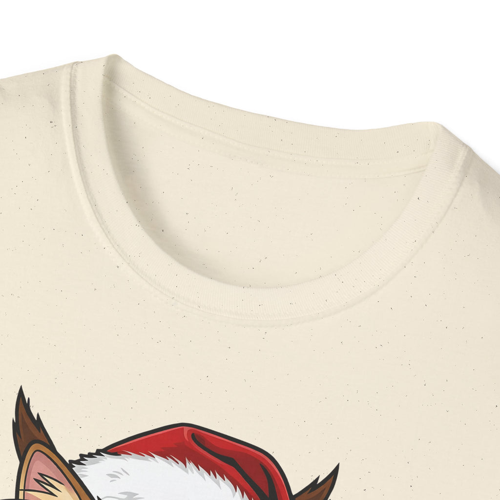 Merry Whiskers Maine Coon Cat Christmas t-shirt, product photo 17
