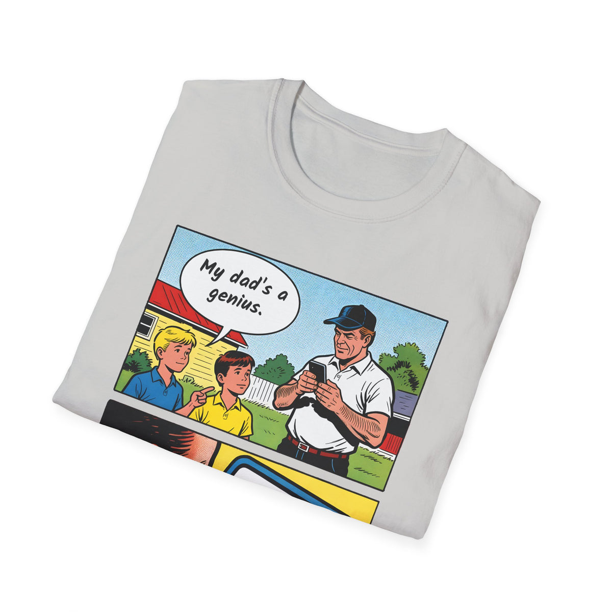 Personalized My Dad's a Genius t-shirt, product photo 12