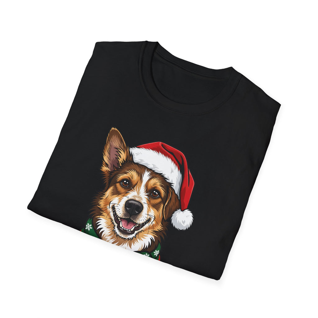 Merry Christmutt Mixed Breed Christmas t-shirt, product photo 3