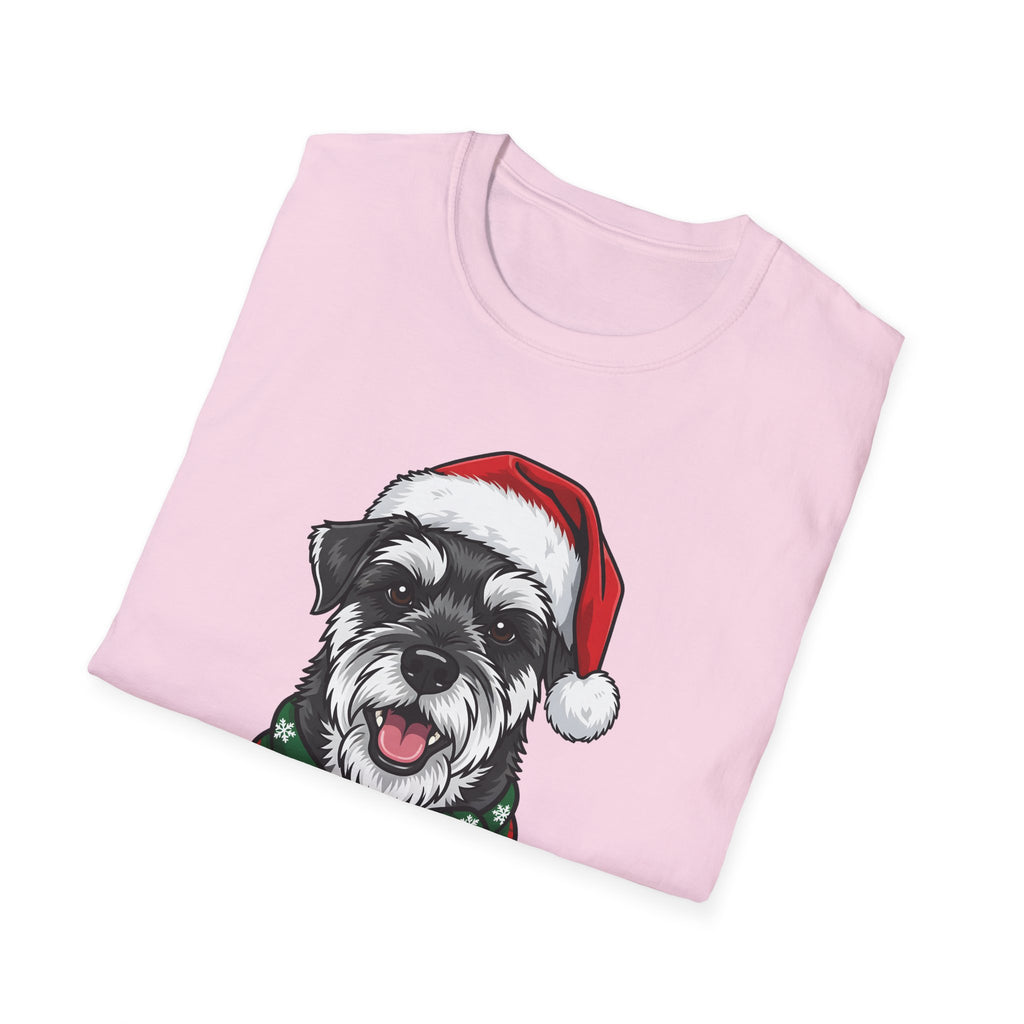Yappy Holidays Miniature Schnauzer Christmas t-shirt, product photo 33