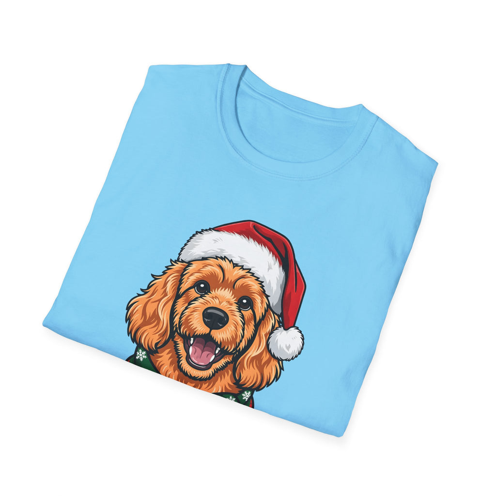 Merry Woofmas Apricot Cavapoo Christmas t-shirt, product photo 24