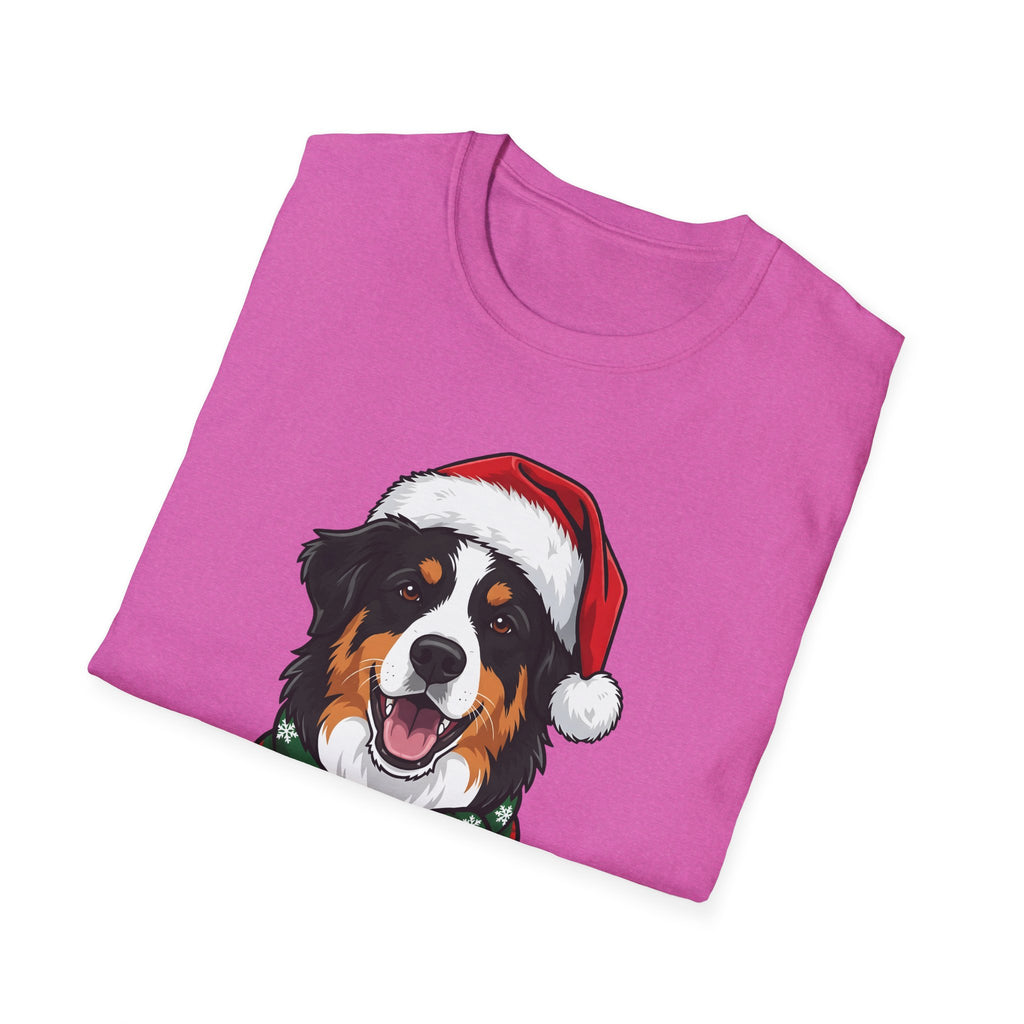 Merry Woofmas Australian Shepherd Christmas t-shirt, product photo 33