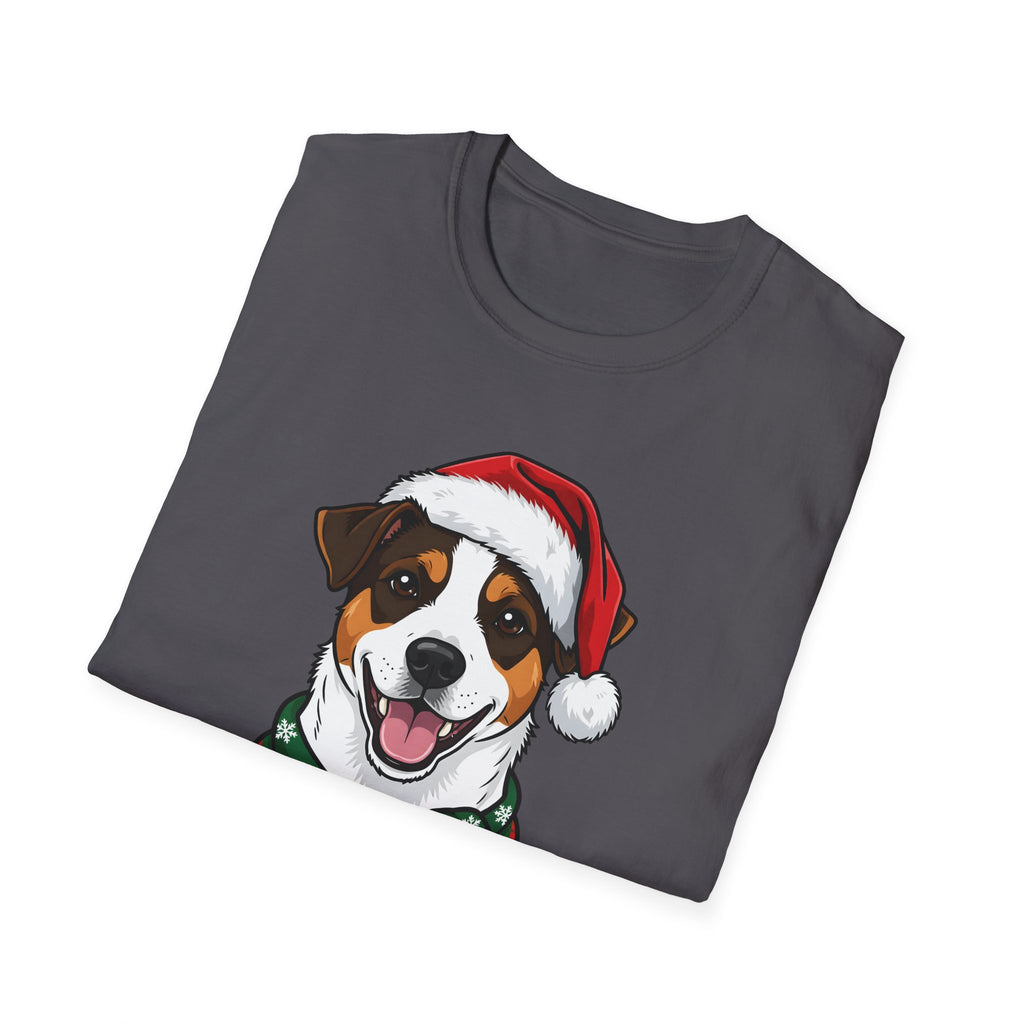 Yappy Holidays Jack Russell Terrier Christmas t-shirt, product photo 27