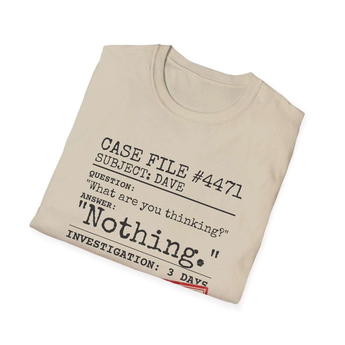 Case File Dad Joke t-shirt, product photo 9