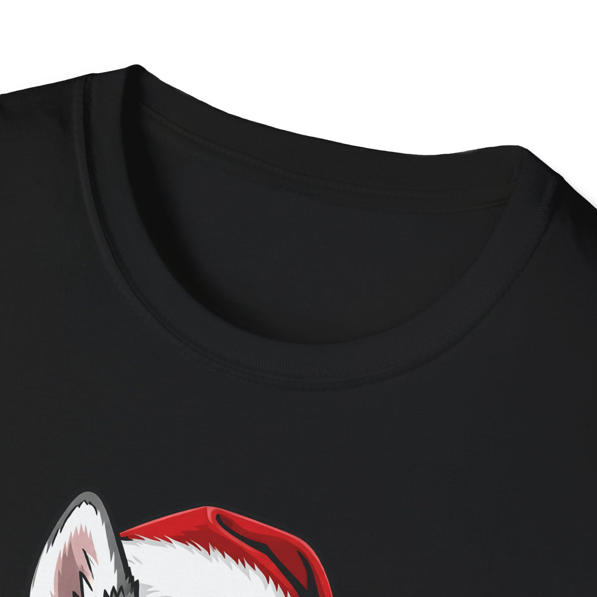 Merry Woofmas Siberian Husky Christmas t-shirt, product photo 2