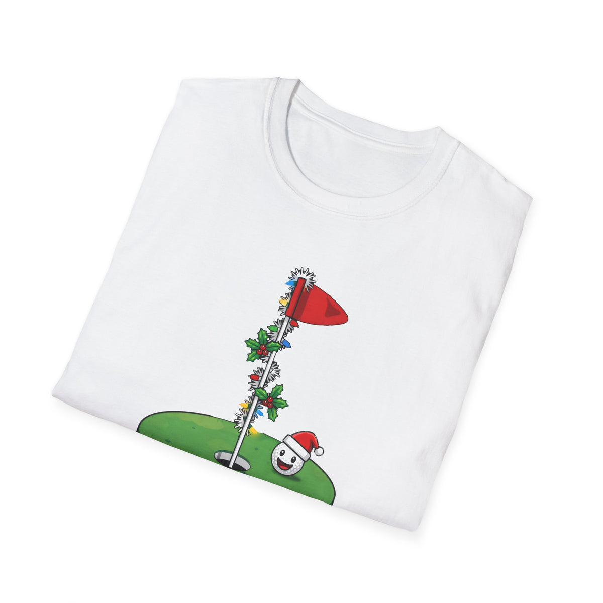 Deck the Holes Christmas t-shirt, product photo 3