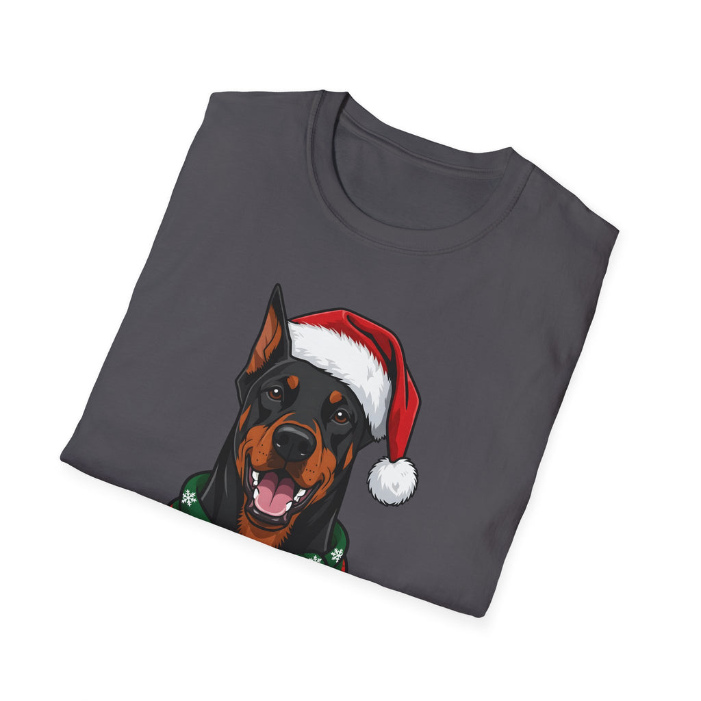 Merry Woofmas Doberman Christmas t-shirt, product photo 24