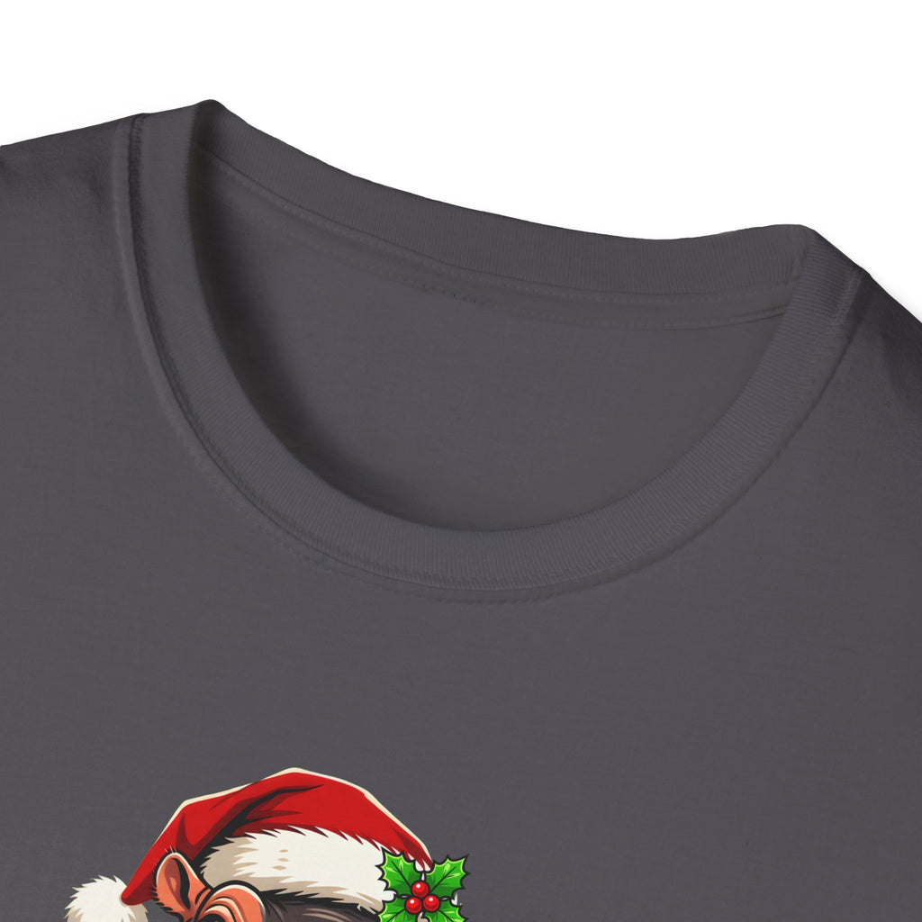 Merry Hippopotamus Christmas t-shirt, product photo 26