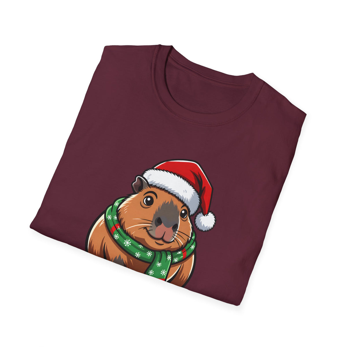 Capy Holidays Christmas t-shirt, product photo 15