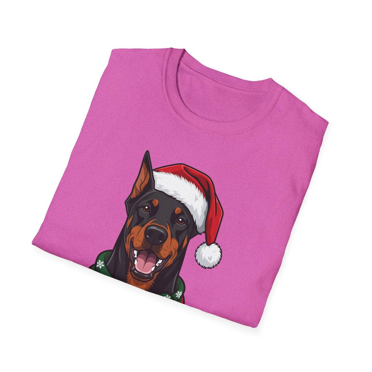 Merry Woofmas Doberman Christmas t-shirt, product photo 33
