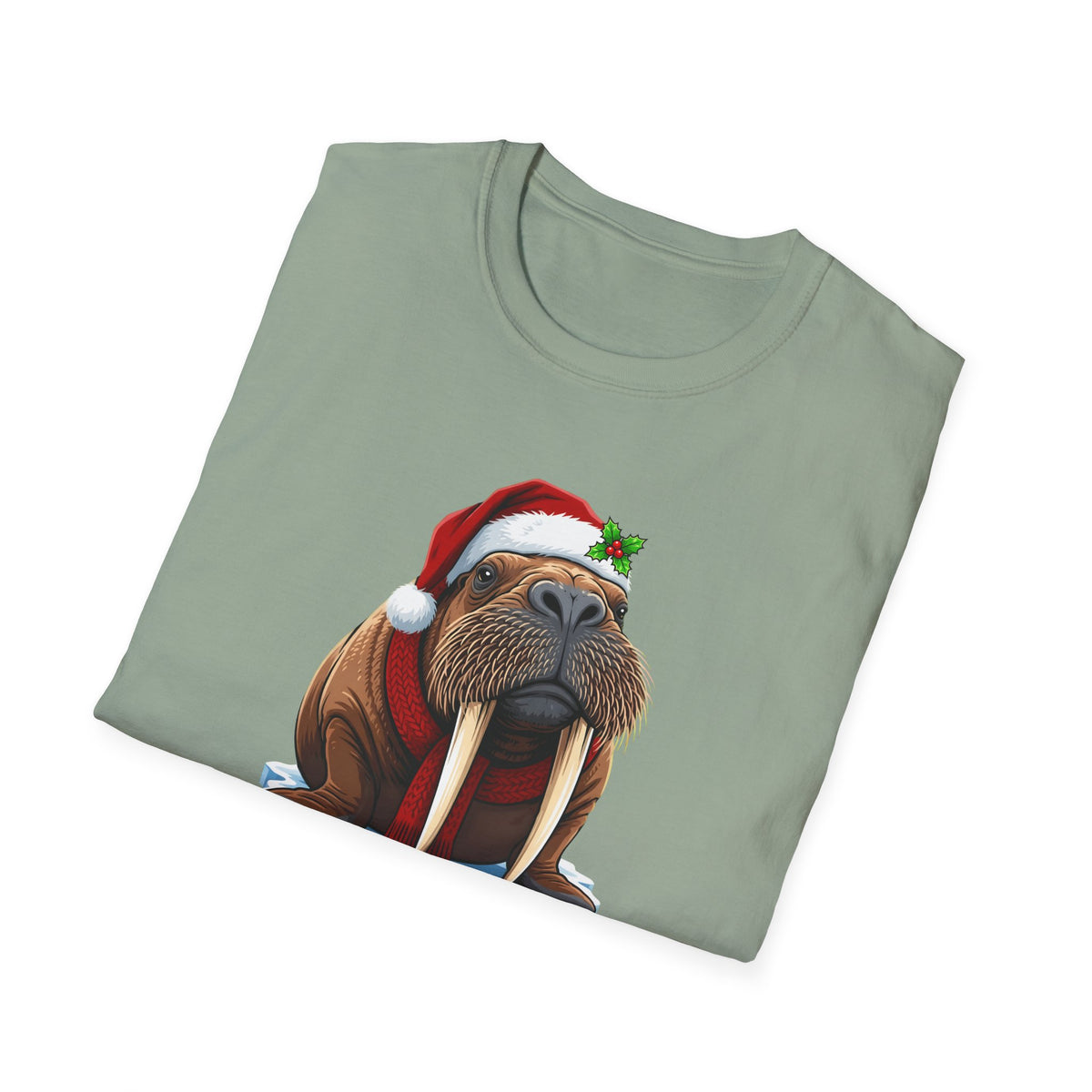 Merry Walrus Christmas t-shirt, product photo 21