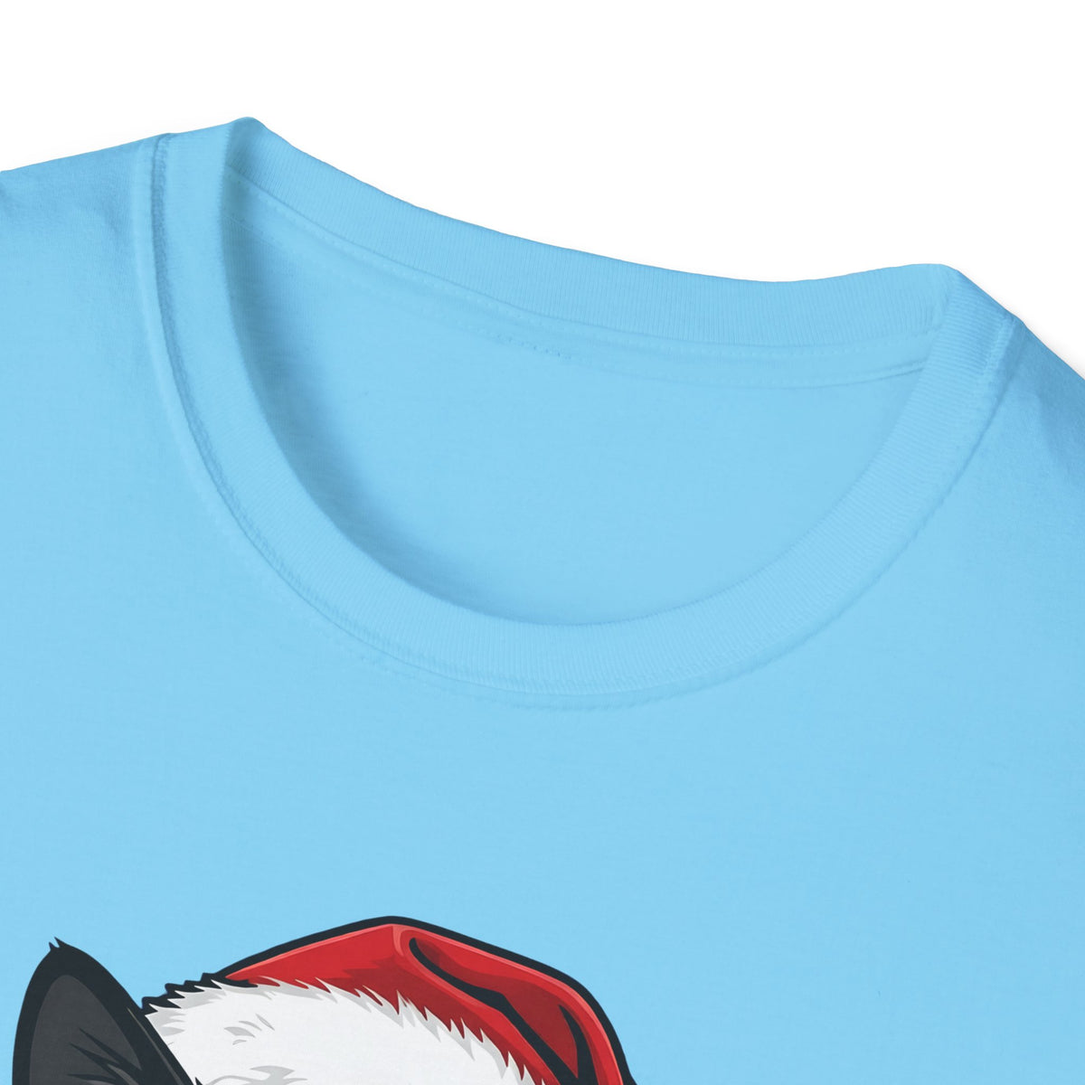 Merry Whiskers Black Cat Christmas t-shirt, product photo 20