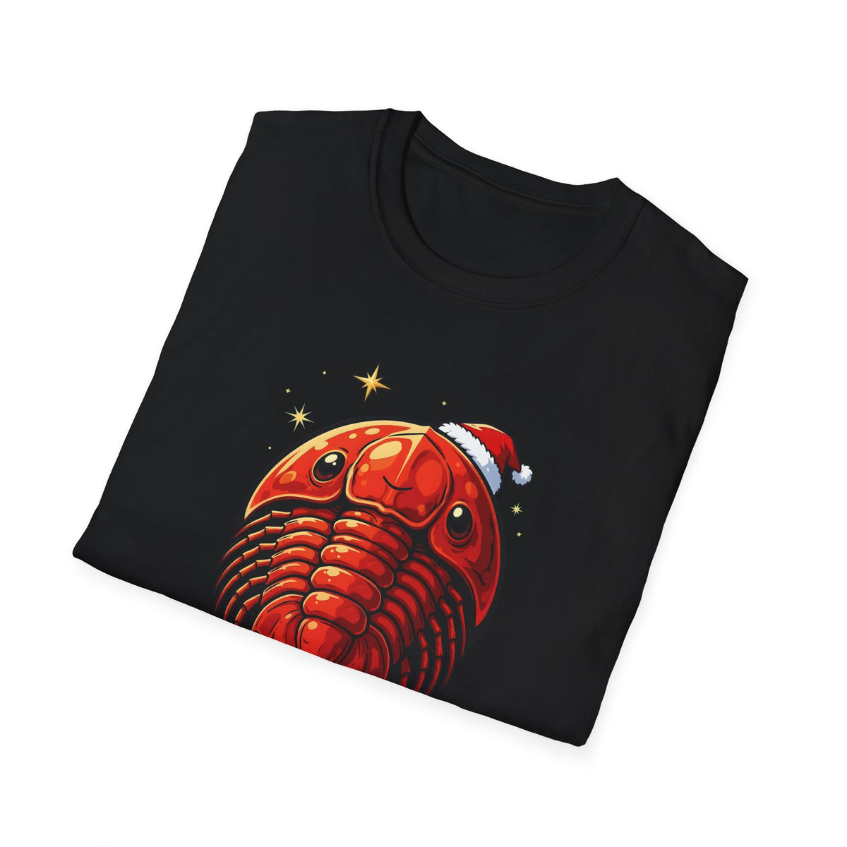 Silent Night, Trilobite Christmas t-shirt, product photo 6