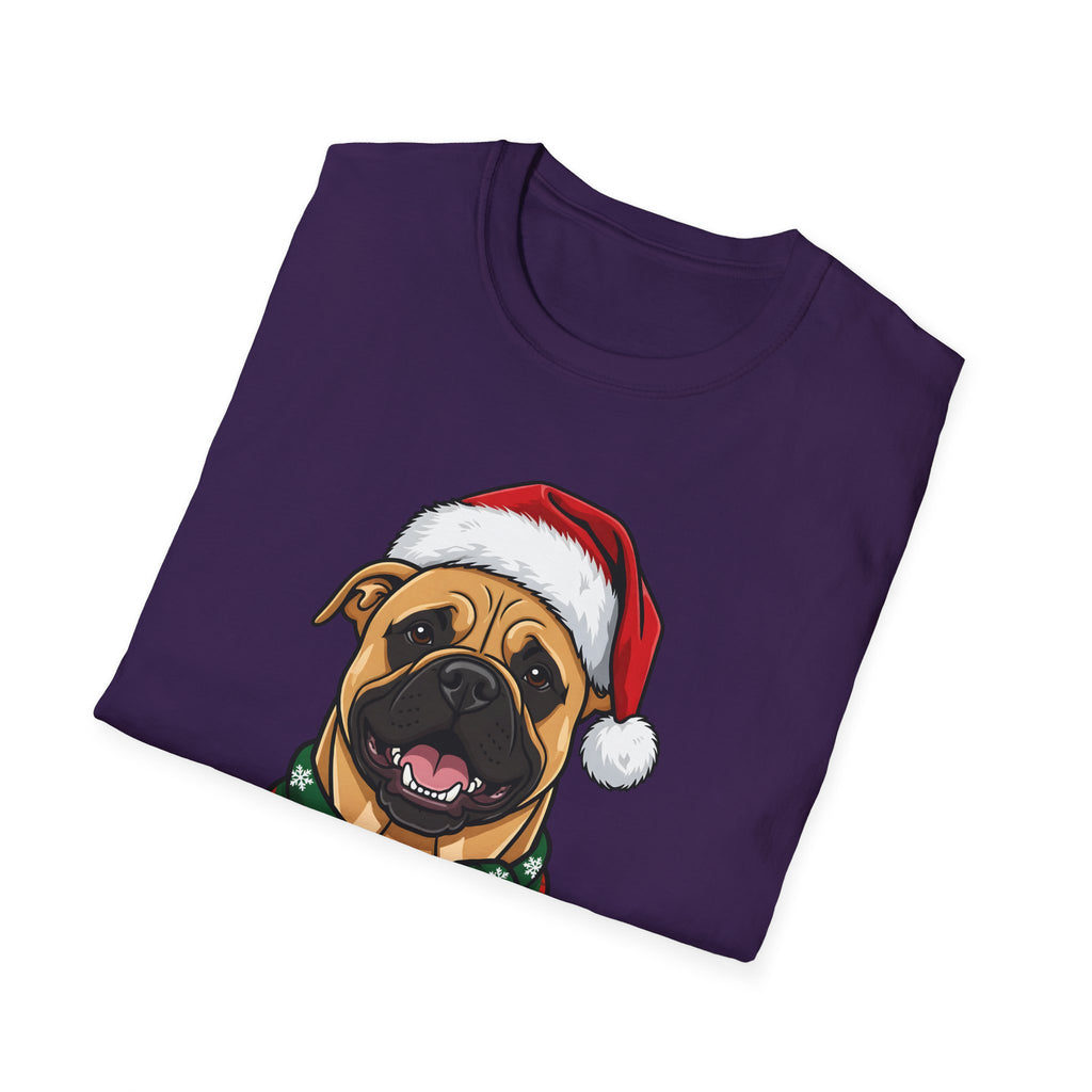 Merry Woofmas Bullmastiff Christmas t-shirt, product photo 30
