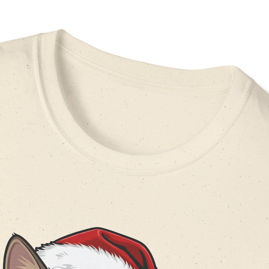 Merry Whiskers Brown Tabby Cat Christmas t-shirt, product photo 17