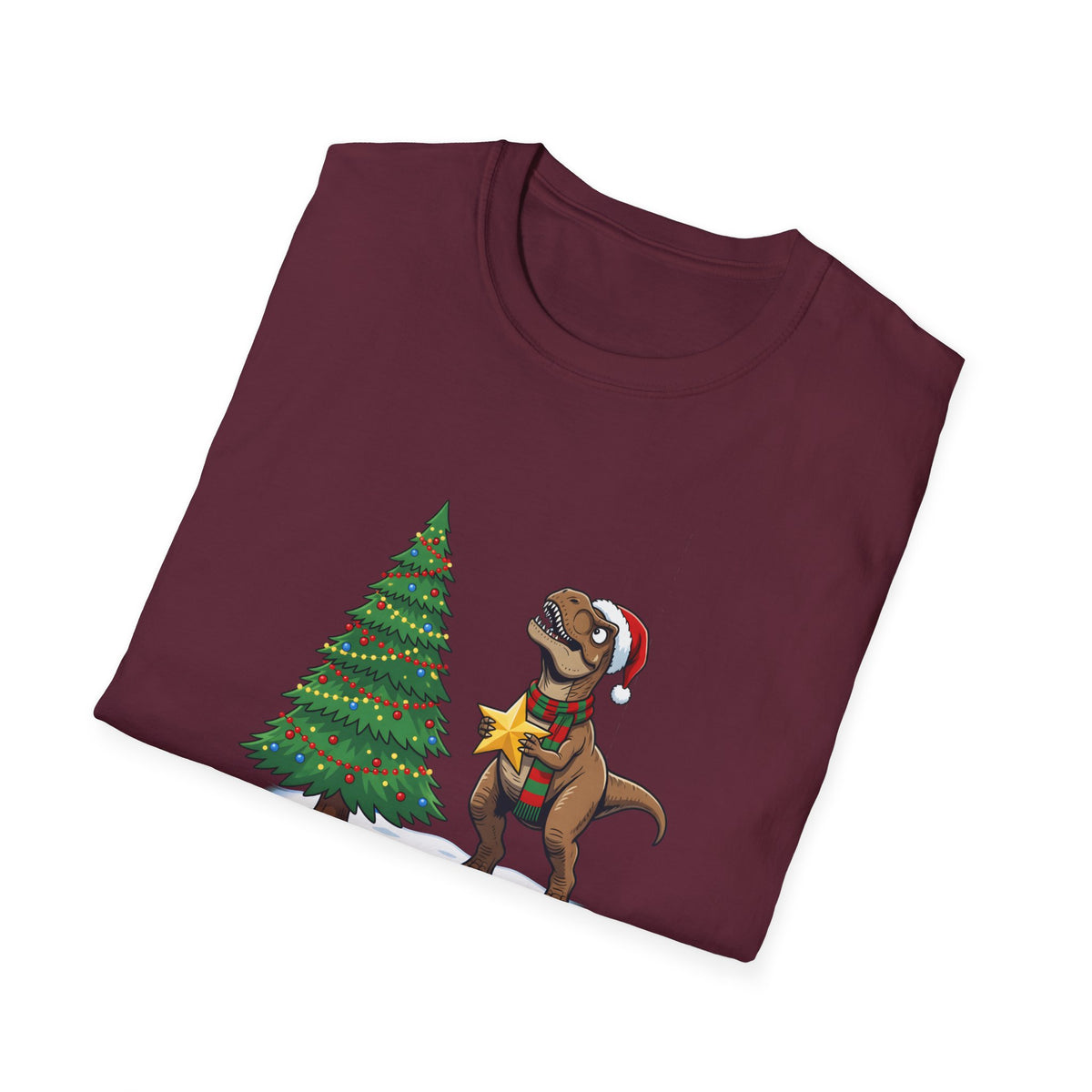 Rex the Halls Christmas t-shirt, product photo 15