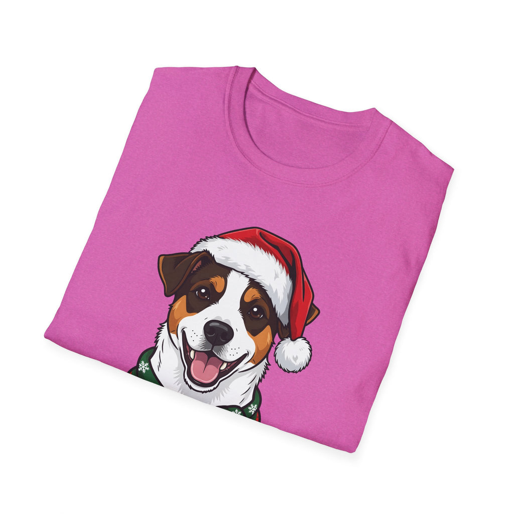 Yappy Holidays Jack Russell Terrier Christmas t-shirt, product photo 36
