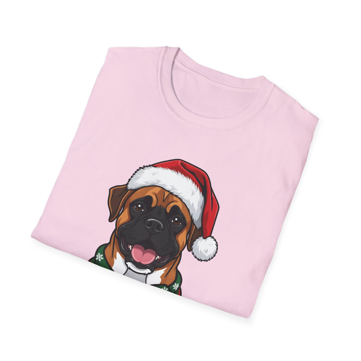 Merry Woofmas Boxer Christmas t-shirt, product photo 33