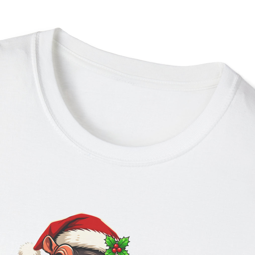 Merry Hippopotamus Christmas t-shirt, product photo 2