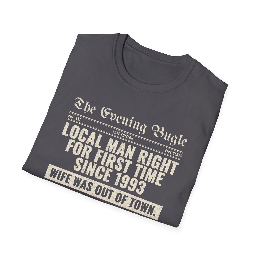 Evening Bugle Dad Joke t-shirt, product photo 33