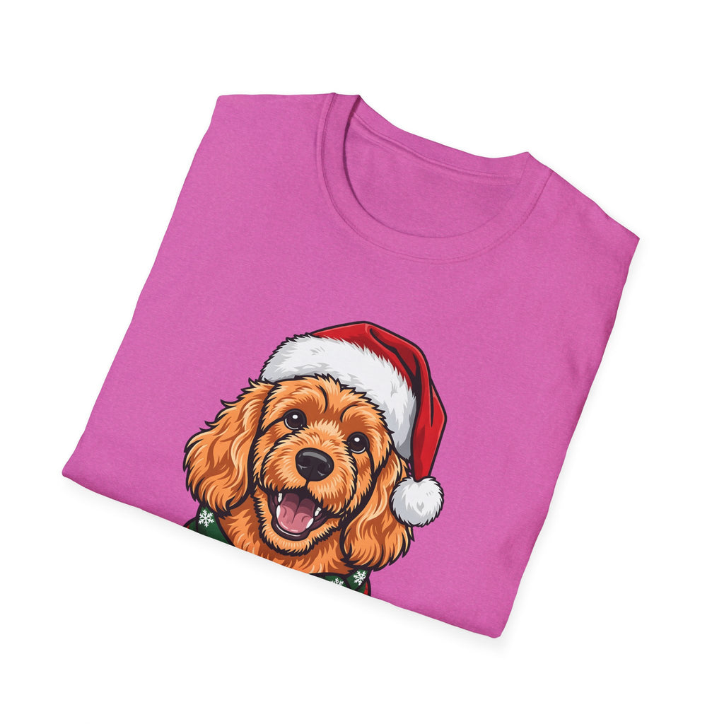 Merry Woofmas Apricot Cavapoo Christmas t-shirt, product photo 36
