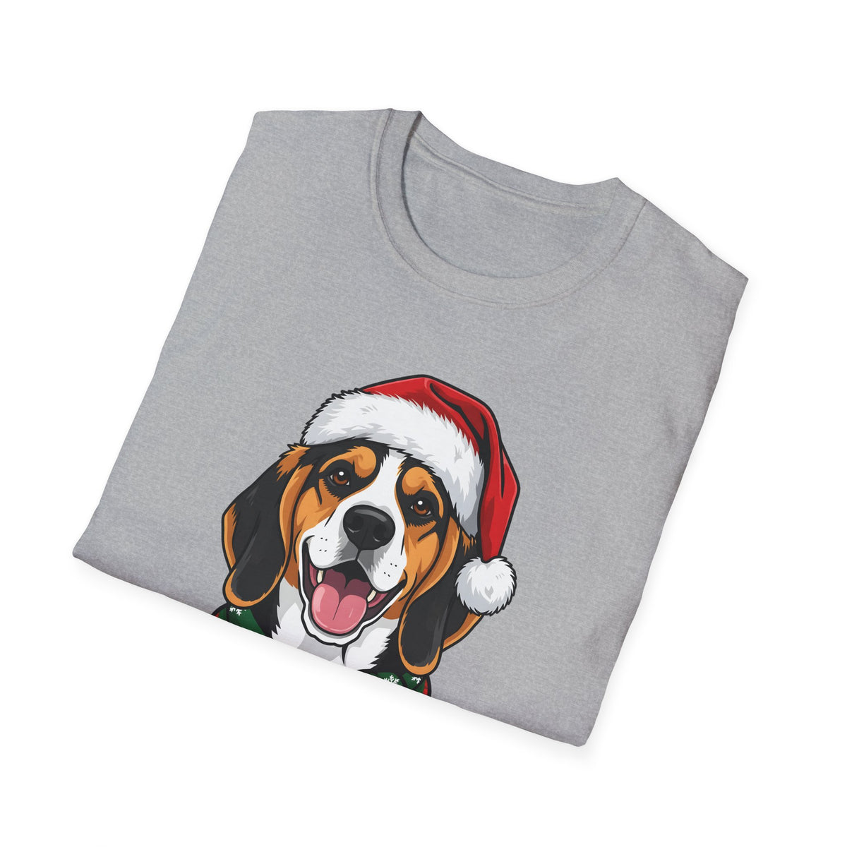 Merry Woofmas Beagle Christmas t-shirt, product photo 12